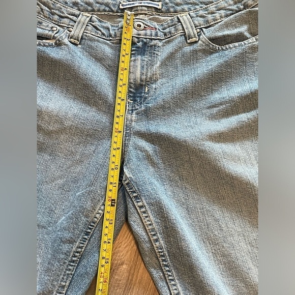 Tommy Hilfiger Women’s Capri Jeans Size 10 Medium Wash Stretch Cotton Y2K 90s - Picture 10 of 12
